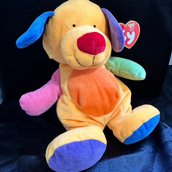 Ty Multicolor Plush Dog Toy - Picture 4 of 5